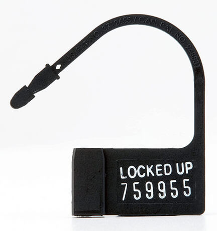 CBX cock lock - TSA-safe plastic cock cage locks compatible with CB-X and similar chastity devices for travel use