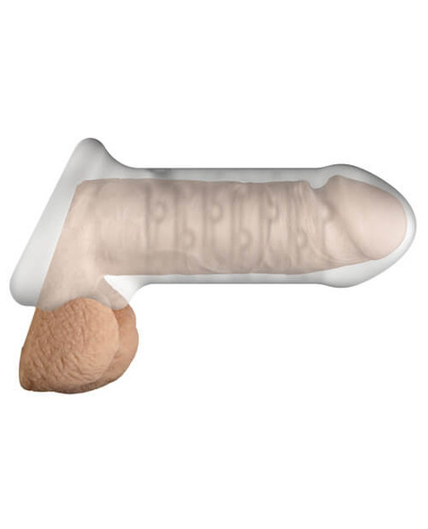 The OptiMale Penis Extender with Ball Strap gives you instant girth