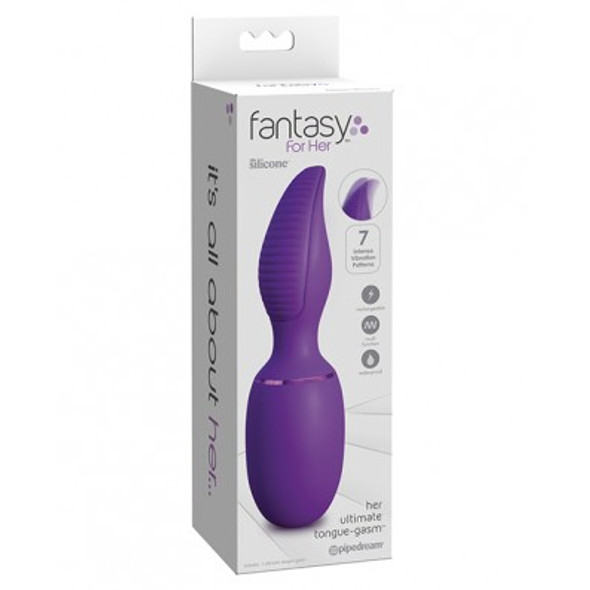 Fantasy for Her Ultimate Tongue-Gasm Vibe - Oral Sex Toys for Women
