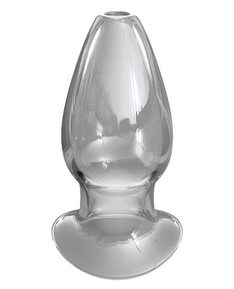 large glass hollow butt plug large glass hollow butt plug