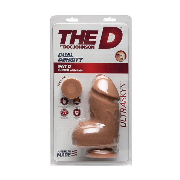 THE D: Dual-Density Fat D Dildo with Balls