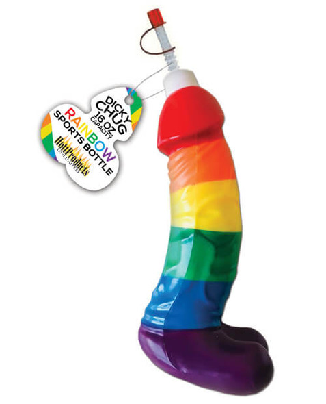 Pride Rainbow Dicky Chug Sports Bottle
