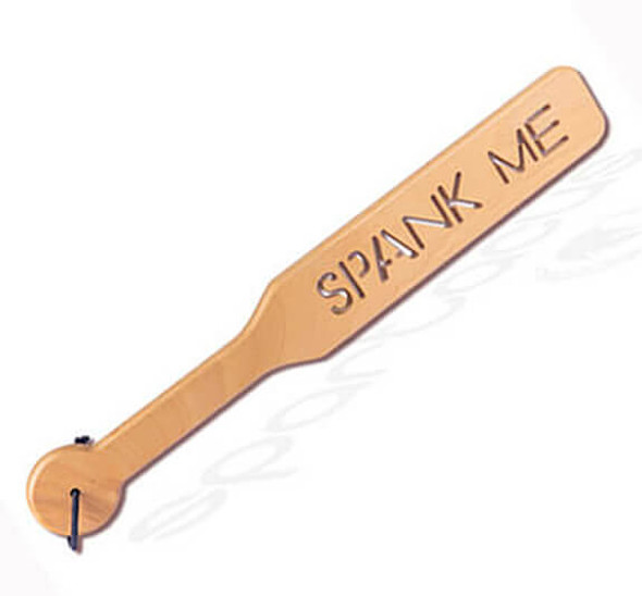 Spartacus Wood "Spank Me" Paddle - Made from Premium Zelkova Wood from Japan Spartacus Wood "Spank Me" Paddle - Made from Premium Zelkova Wood from Japan