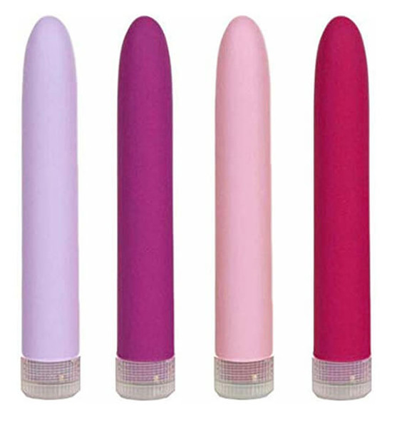 Velvet Touch Vibrator 7 Inches - Lavender, Pink, Rose