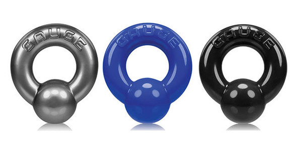 Oxballs Gauge Cockring - Steel, Blue or Black