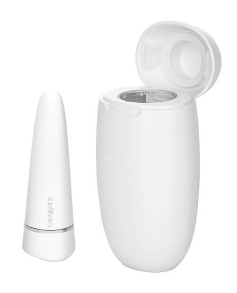 Mypod Vibrating Massager with Carrying Case - White