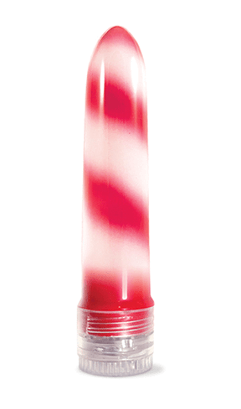 Peppermint Striped Holiday Vibrator