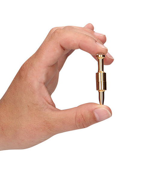Bullet-Shaped Nipple Clamps with magnetic enclosures - Gold Bullet-Shaped Nipple Clamps with magnetic enclosures - Gold
