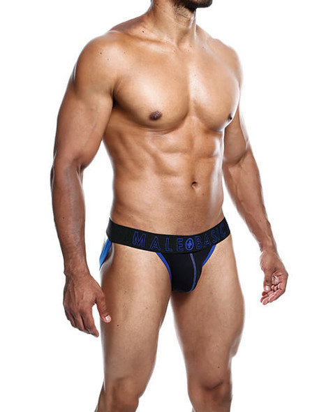 Male Basics Neon Jockstrap - Royal Blue