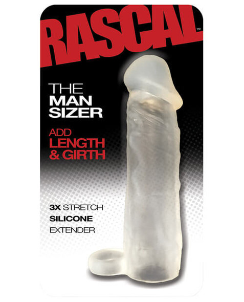 Rascal Man Sizer Clear Silicone Cock Extender