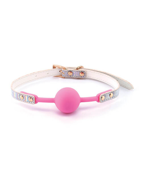 Cosmo Metallic Rainbow Ball Gag