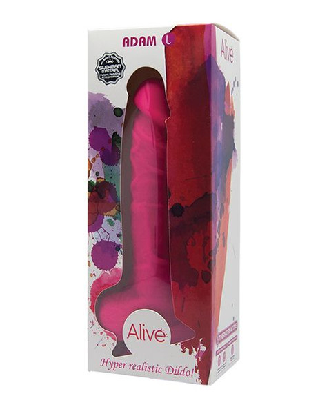 Pink Silicone Warming Dildo