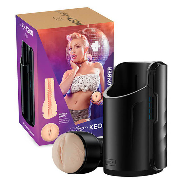 Kiiroo Keon Feel Stars Collection Stroker Combo Set - Britney Amber