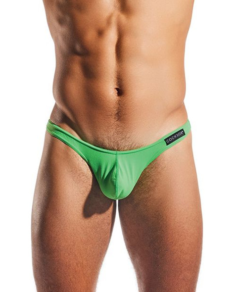 Cocksox Enhancing Pouch Thong - Palm Green