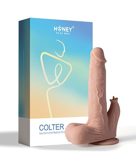 Colter Realistic Thrusting Dildo Vibe with Clit Licker