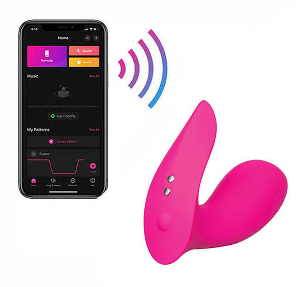 Lovense Flexer Bluetooth G-Spot & Clit Panty Vibrator