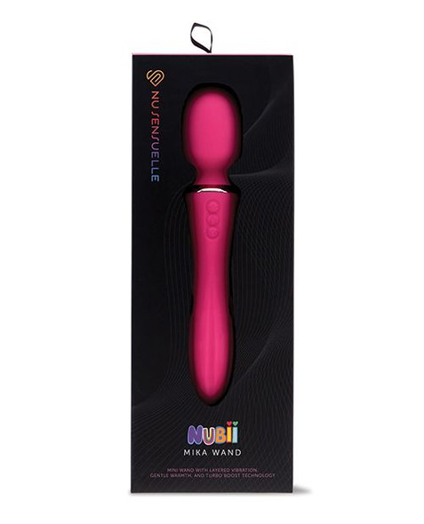 Pink heated Wand Vibrator - Nu Sensuelle Pink heated Wand Vibrator - Nu Sensuelle