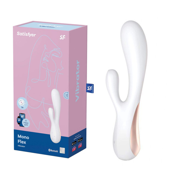 Satisfyer Mono Flex Rabbit Vibrator - white