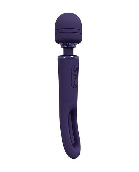 Shots Clit & G-Spot Tapping Double End Wand  - Blue