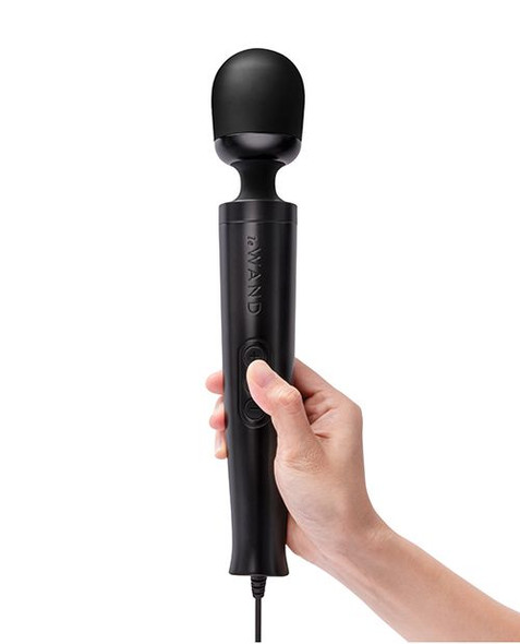 Le Wand Die Cast Plug-In Massager - Black award-winning massager