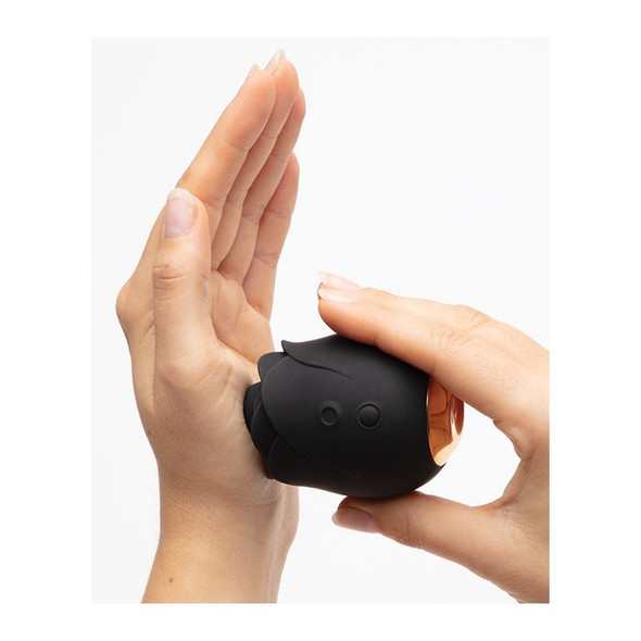 Rose suction vibrator - black