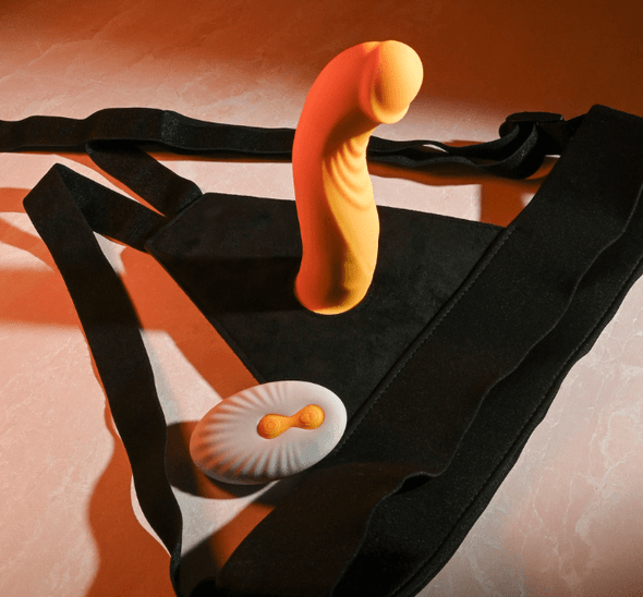 Sweet Embrace Dual-Motor Strap-On