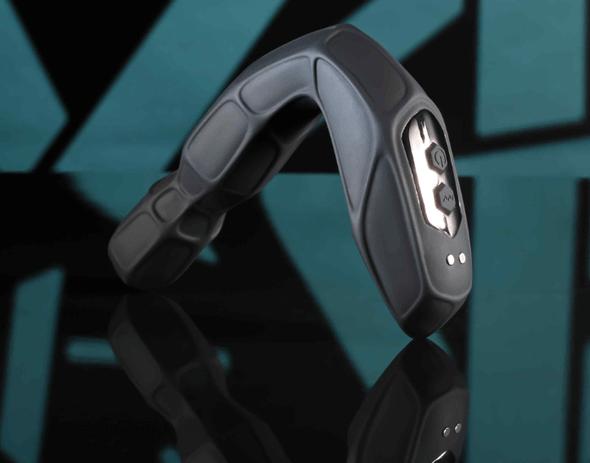 Mr. Prostate prostate massager with wireless remote control showing vibration and rotation settings for hands-free prostate stimulation.