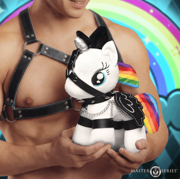 Bondage Pride Pony plushie - LGTBQ gifts