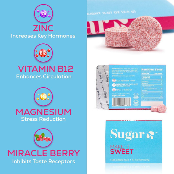 Sugar Splash Taste Changing Tablets contain safe ingredients