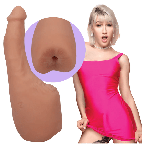 Lena Moon Signature Cocks transgirl dildo with penetrable ass
