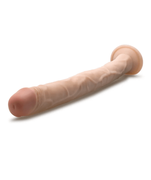 Dr. Skin 19 inch realistic beige dildo with suction cup base
