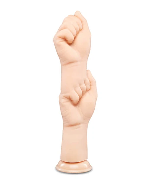 2 Fist 14.5 Inch Realistic XXL Dildo