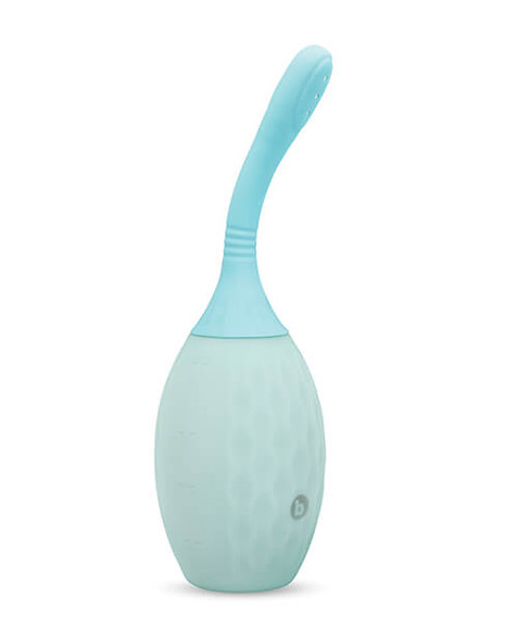 b-Vibe Silicone Flexflow Douche showing soft squeeze bulb and flexible contoured nozzle