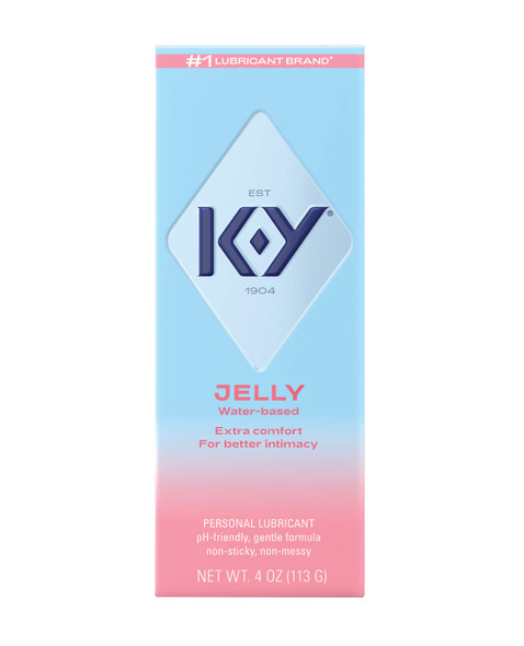 K-Y Jelly Personal Lubricant water-based gel for added moisture and lubrication