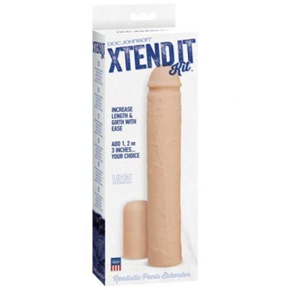 Doc Johnson Men's Xtend It Kit - White Penis Extension