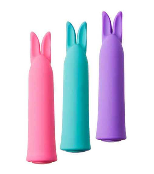 Tiny yet MIGHTY: The Sensuelle Bunni Point Vibe - Pink, Purple or Teal.