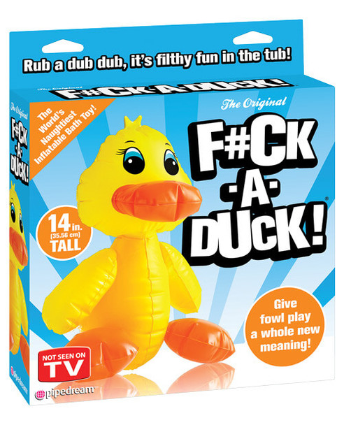 Fuck-A-Duck! Inflatable Bath Toy - Funny Gag Gifts