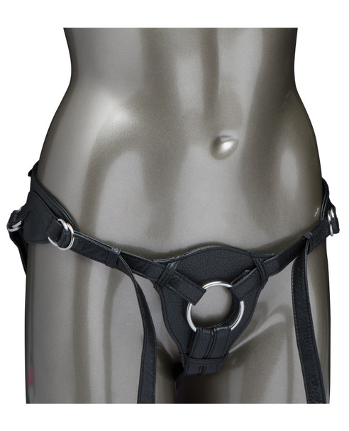 Royal Leather Strap-On Harness - The Queen