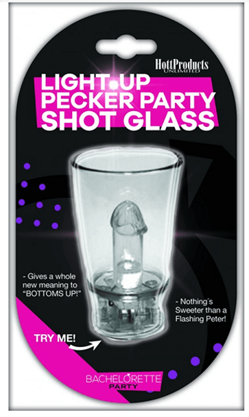 Light-Up Pecker Shot Glass Necklace