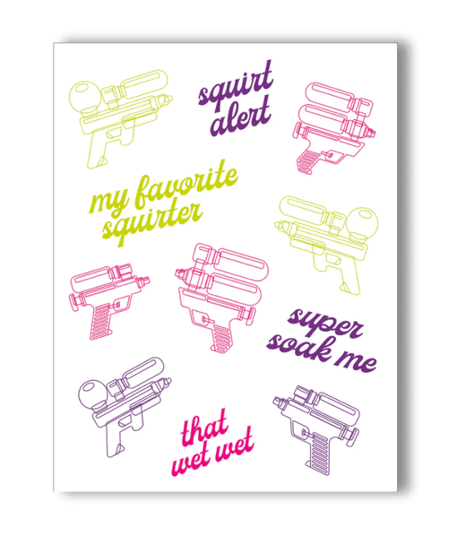 Squirt Alert Greeting Cards - KushKards