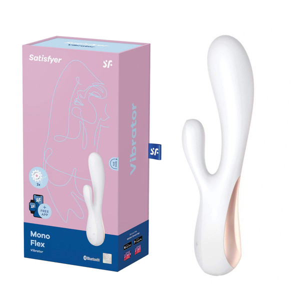 Satisfyer Mono Flex Rabbit Vibrator - white