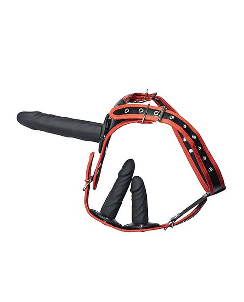 Triple Thrill Strap-On Harness Kit - Honey Play Box