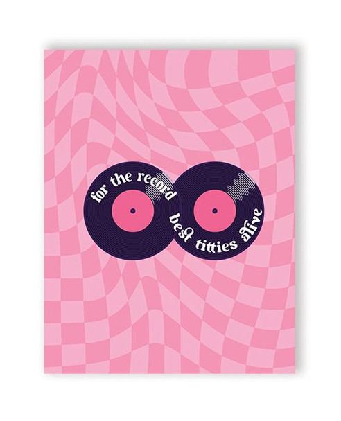 "Best Titties" Naughty Greeting Card
