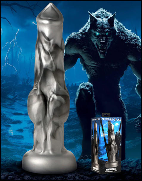 Creature Cocks Night Prowler Silicone Dildo - Large Creature Cocks Night Prowler Silicone Dildo - Large