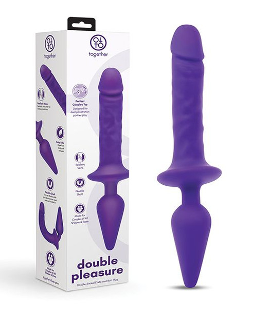 Double Pleasure Dildo + Plug