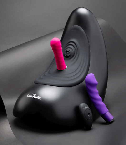 Control the pressure, rhythm, and movement with a rocking saddle sex machine designed for straddling and hands-free stimulation.