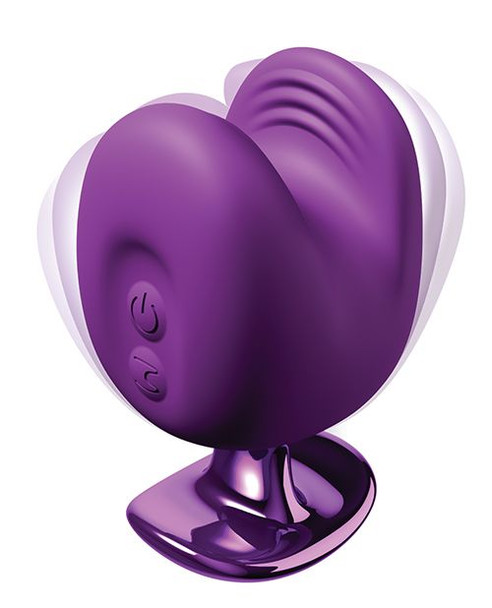 Close-up of the Luv Bites Vibrating Nipple Nibbler showing the soft silicone mouth and ergonomic handle