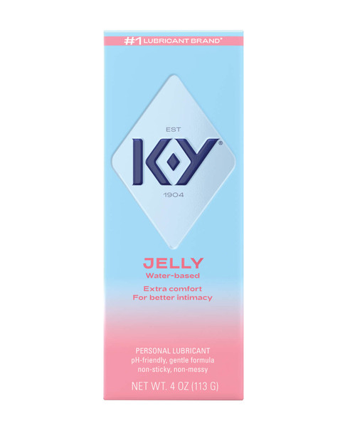 K-Y Jelly Personal Lubricant water-based gel for added moisture and lubrication