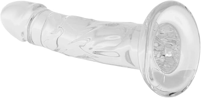 Spartacus BLOWN glass dildo clear