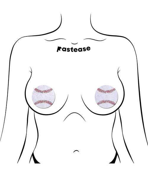 Sporty baseball nipple pasties